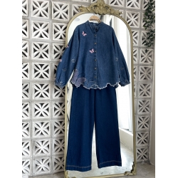 Mariposa Denim Top